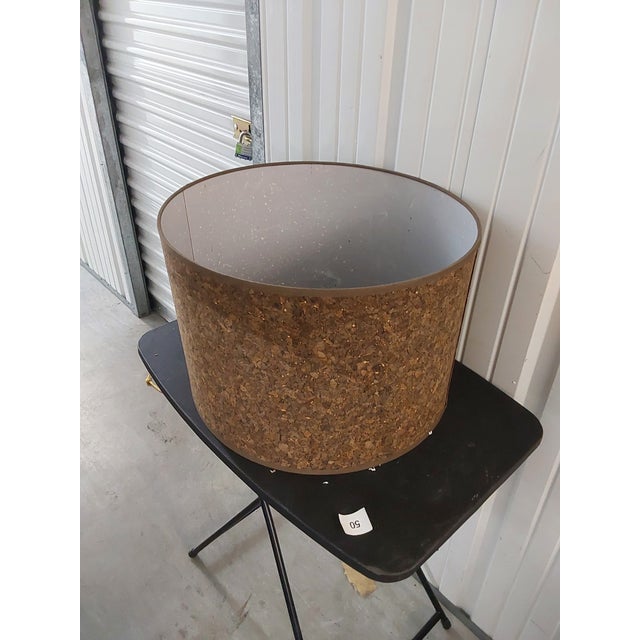 Fabric backed natural cork lampshade by UK brand Innermost