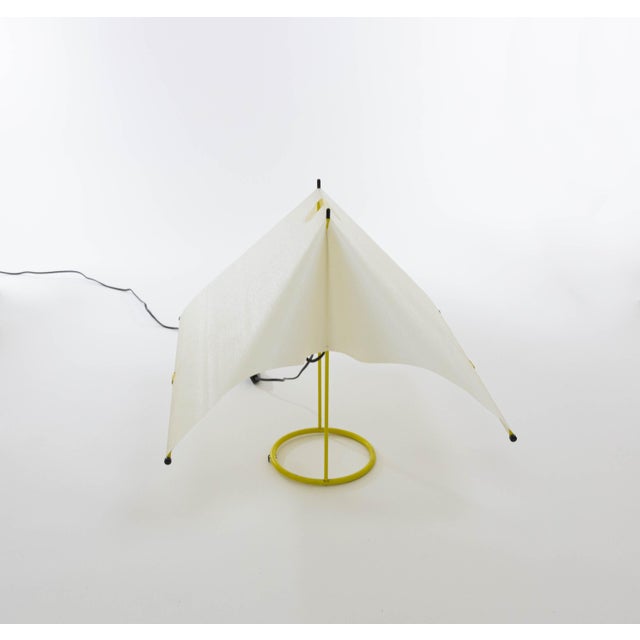 Ivory Le Falene Table Lamp by Piero De Martini for Arteluce, 1980s For Sale - Image 8 of 11