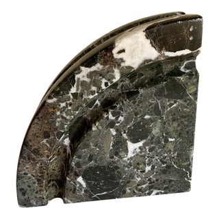 Earthy Marble Stone Granite Decor Item Bookend For Sale