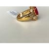 GIA Certified 3.6 Carat Burma Ruby Minor Heat and Diamond 18 Karat Gold Ring For Sale - Image 16 of 18