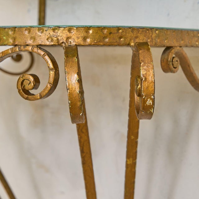 Italian Mounted Console in the Manner of Pier Luigi Colli, 1950s - 2 Available For Sale - Image 9 of 11