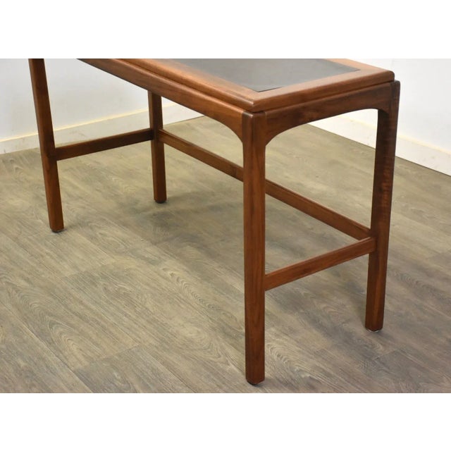 Mid Century Modern Walnut Sofa Entry Table For Sale In Boston - Image 6 of 7