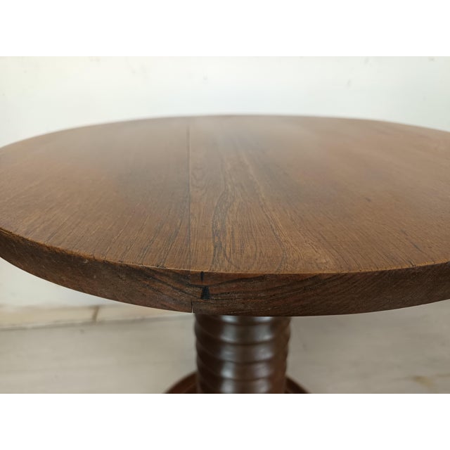 Brutalist Guéridon Table by Charles Dudouyt, 1940s For Sale - Image 12 of 18