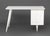 White Paul McCobb Style White Painted Desk For Sale - Image 8 of 8