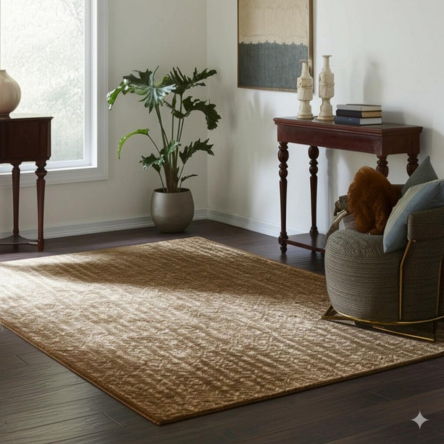 8x10 Willow Opulent Yellow Contemporary Geometric Hand Knotted Wool Carpet Rug For Sale - Image 4 of 7