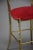 Metal Brass and Red Velvet Chiavari Chair, 1950 For Sale - Image 7 of 13