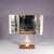 Italian Goatskin Bar Cabinet on Pedestal Base by Aldo Tura, 190s For Sale - Image 16 of 18