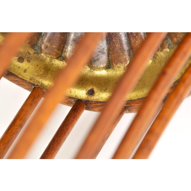 Antique Oak Bentwood and Spindle Umbrella Stand Cane Stand For Sale - Image 11 of 15