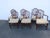 This classic Set of Dining Table, Six Chairs and 2 Leaves is made out of wood, mahogany, veneer, and upholstery. The set...