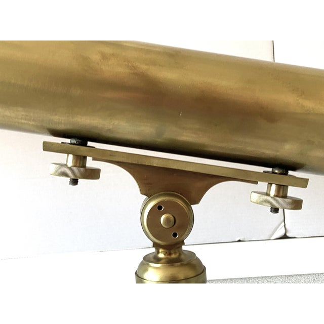 Gold Antique Astronomical Celestial Telescope, France, 1890s For Sale - Image 8 of 18