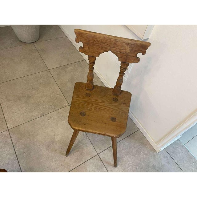 Rustic Biedermeier Farmers Chair For Sale - Image 14 of 18