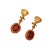 Add a touch of vibrant elegance to your collection with these 14K White and Rose Gold Gemstone and Diamond Earrings . Each...