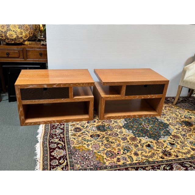 Design Plus Gallery presents a Pair of Duet Nightstands from Berman | Rosetti. These Duet Nightstands are a high-end,...