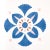 Modern Schumacher Willard House Stencil Wallpaper in Blue For Sale - Image 3 of 4