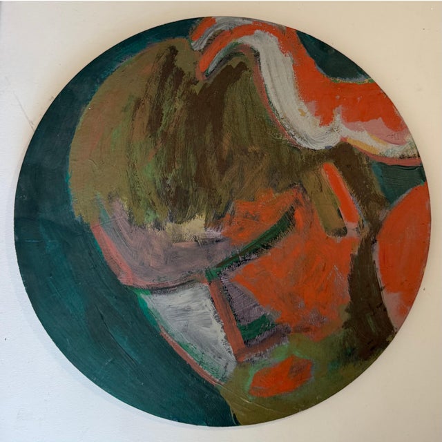 Edward Avedisian, Mod Abstract Expressionist Modernist Edward Avedisian Color Field Oil Painting, c. 1979 For Sale In Miami - Image 6 of 8