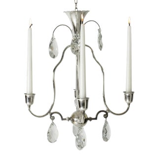 Candle Chandelier by Elis Bergh For Sale
