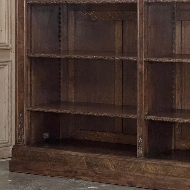 Antique Dutch Neoclassical Walnut Open Bookcase For Sale - Image 16 of 18