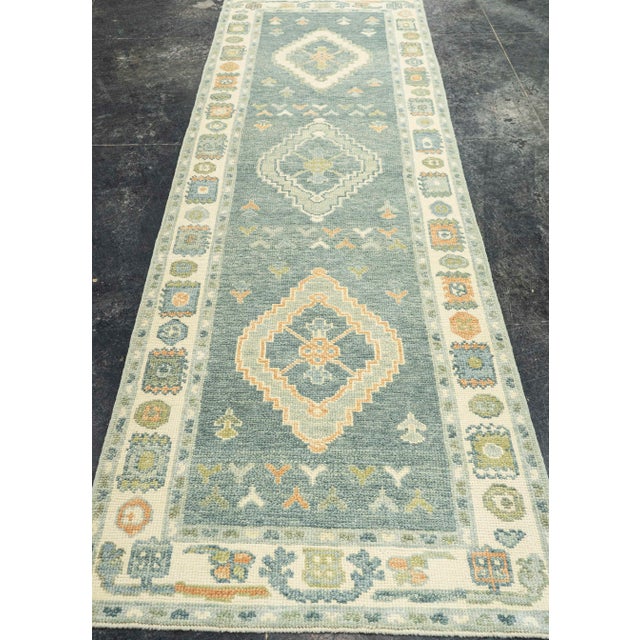Turkish Oushak Rug 3' x 10' #22135 Explore a curated collection of hallway runners, wool rugs, and handmade masterpieces...
