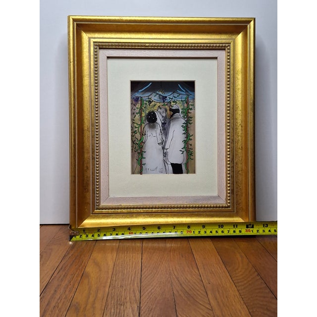 Contemporary Jean-Pierre Weill Chuppah 3d Glass Art Signed Limited Edition Vitreograph Framed Coa For Sale - Image 3 of 13
