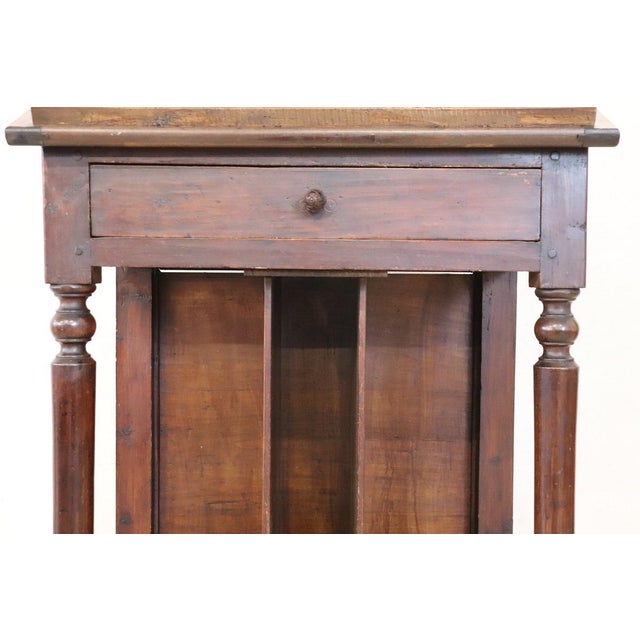 Antique 19th Century Writing and Reading Stand in Poplar Wood For Sale - Image 5 of 13