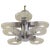 Nickel-Plated 8-Arm Chandelier, 1960s For Sale - Image 9 of 9