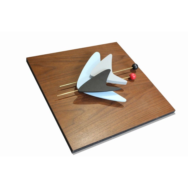 Mid Century Modern Boomerangball Sculpture Abstract Wall Art For Sale In Los Angeles - Image 6 of 8