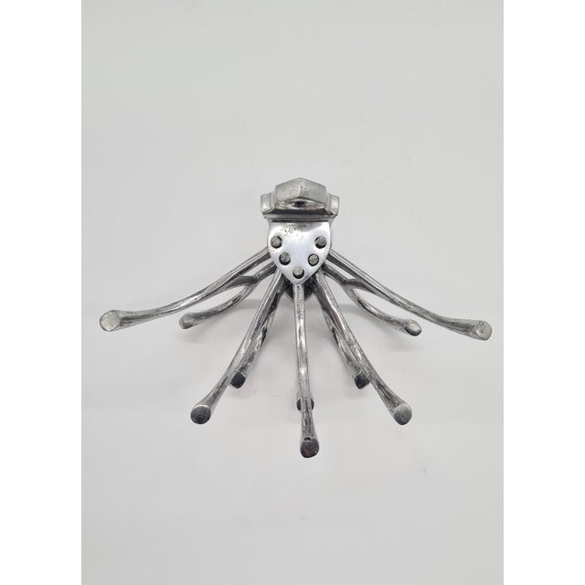 Vintage Aluminum Wall Hanger, 1960s For Sale - Image 4 of 10