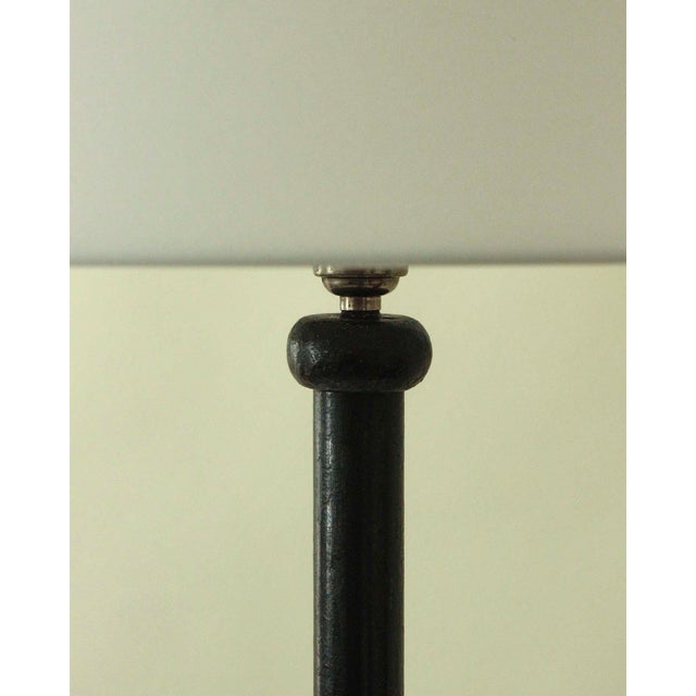 Neoclassical Wrought Iron Floor Lamp, 1930s For Sale - Image 4 of 9