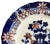Chinoiserie Antique Chinoiserie Style Flow-Blue Plate For Sale - Image 3 of 7