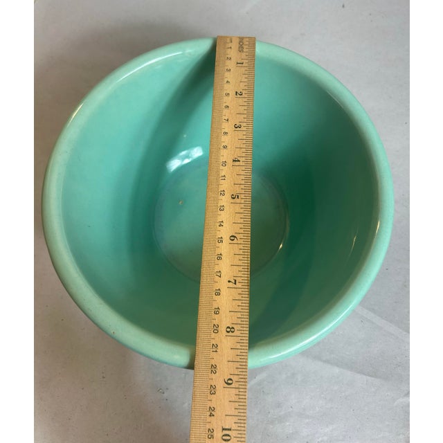 Vintage 1950’s Bauer Pottery Mixing Bowl Set Starburst Pastel - 5 Piece For Sale - Image 11 of 12