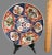 Japanese Vintage Japanese Porcelain Colorful Floral Imari Platter, Marked For Sale - Image 3 of 10