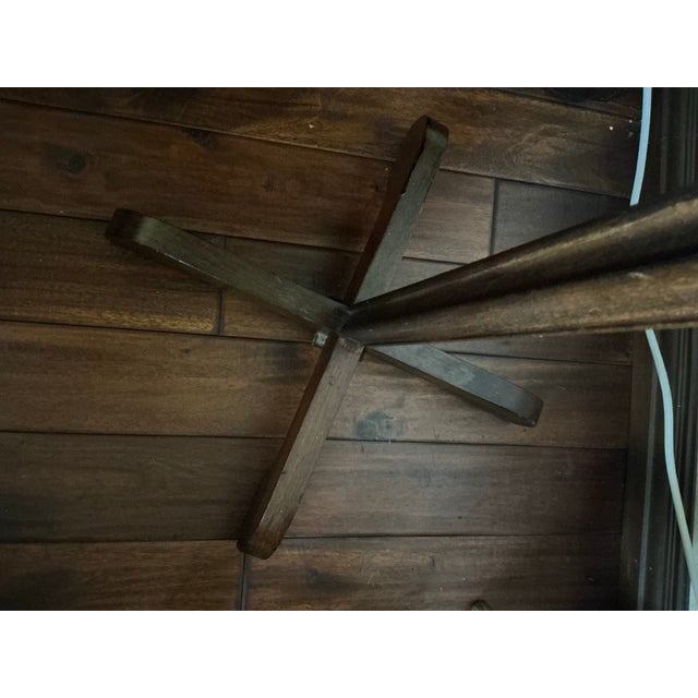 Mid 20th Century Vintage Solid Wood Coat/Hat Rack For Sale - Image 5 of 10