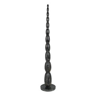 Freia Sculpture, Cinder Black For Sale