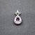 Early 21st Century 1.97 Ct Natural Pink Sapphire & Diamond Pendant For Sale - Image 5 of 7