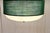 Cream Mid-Century Ceiling Lamp with Cream-White Glass Shade in a Green Fabric Shade, 1960s For Sale - Image 8 of 8