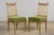Wood Antique French Louis XVI Style Giltwood Dining Chairs in Green Mohair, Set of 6 For Sale - Image 7 of 18