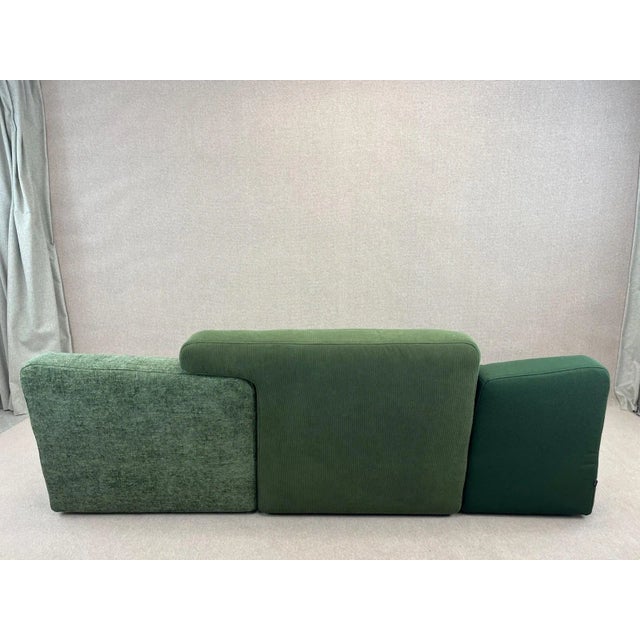 Green Confluences 3-Seater Sofa with Ottoman by Ligne Roset, Set of 4 For Sale - Image 11 of 18