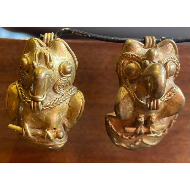 Darling sculpture comprised of Pre-Columbian tumbaga owls, from west coast of Central America, Costa Rica/Panama, ca....