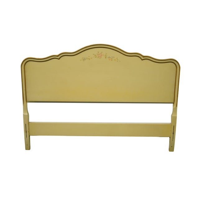 Drexel Furniture Cream / Off White Painted French Provincial Full Size