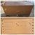 Wood 1970s Campaign Style Laminate 9-Drawer Dresser W/ Brass Hardware For Sale - Image 7 of 9