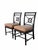 Contemporary McGuire Rattan Target Back Dining Chairs - A Pair For Sale - Image 3 of 8