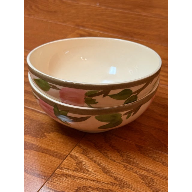 1970s Service of Franciscan Desert Rose, Serving Pieces, 4 Each Dinner, Salad, Dessert, Bowls , Mugs With Saucers - Set of 34 For Sale - Image 9 of 18