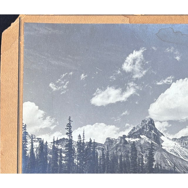 Vintage Photo, Lake O’Hara, Canada, Yoko National Park, Canadian Rockies, Near Banff, Alberta For Sale - Image 4 of 10
