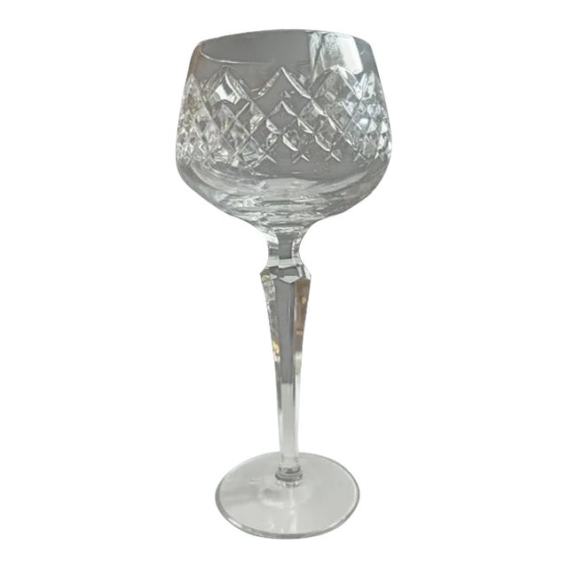 Late 20th Century Waterford Crystal Comeraugh Wine Hock Stem For Sale