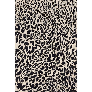 Loloi Rugs Masai Rug, Black / Ivory - 1'6"x1'6" For Sale