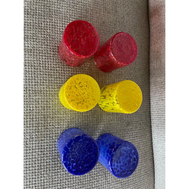 Murano Water Glasses, Set of 6 For Sale - Image 4 of 5