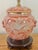 Frederick Cooper 1980s Small Asian Orange and White Table Lamp For Sale - Image 4 of 10