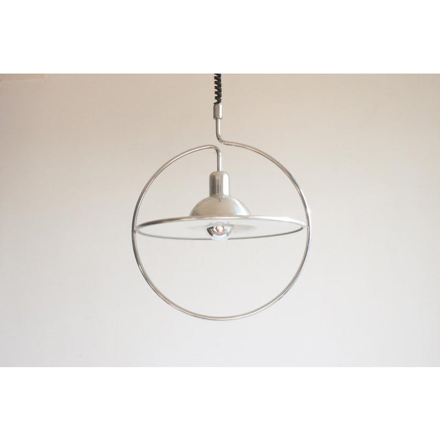Saturn Pendant Lamp in Aluminium, 1970s For Sale - Image 11 of 18