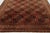 Antique Hooked German Tetex Rug in Terracotta With Gul Design - Rug & Kilim For Sale In New York - Image 6 of 11