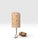 Vintage Mid-Century Modern Sculptural Natural Stone & Wrought Iron Table Lamp With Fibrous Shade For Sale In West Palm - Image 6 of 10